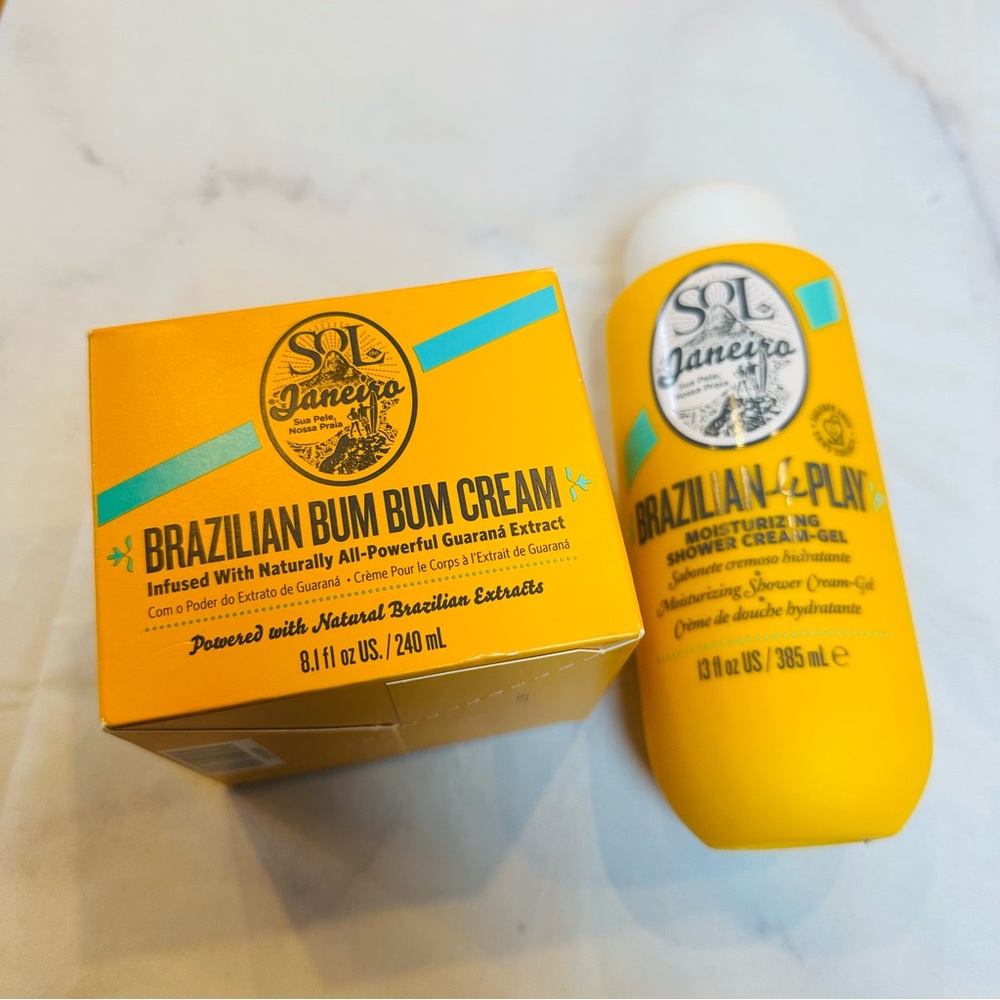 Sol de Janeiro Bundle: Brazilian 4 Play Shower Cream-Gel & Bum Bum Cream